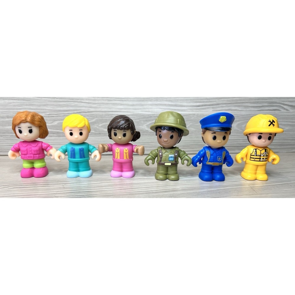 Little People Lot of 6 Figures Kids Friends Community Helpers Fisher Price Toys